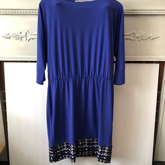 🎄Traditions sapphire blue dress, workwear,  SZ 12 - Picture 4 of 7